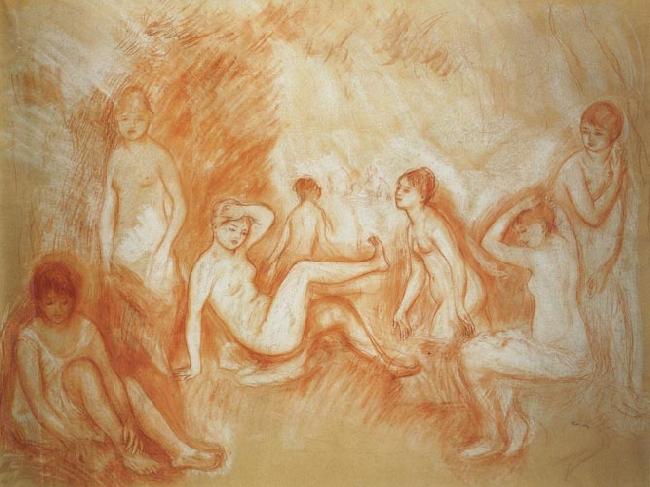 Pierre Renoir The Bath oil painting picture